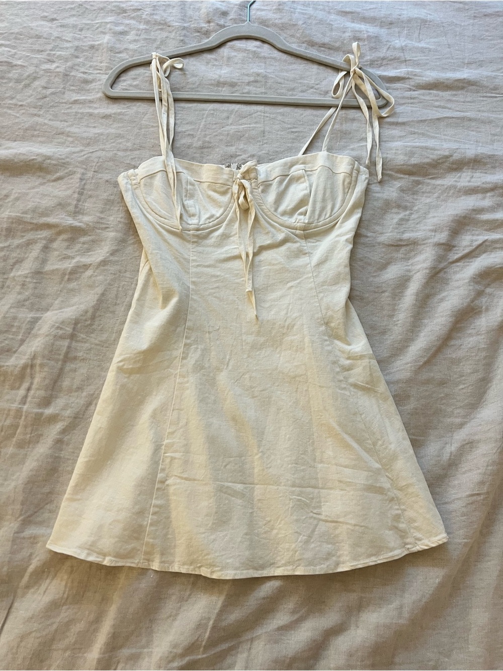 MAJORELLE REVOLVE TAHOE WHITE MINI DRESS
